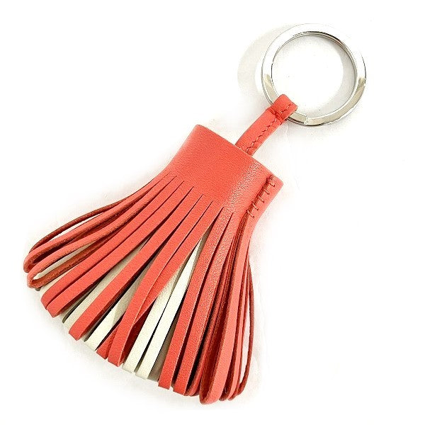 Hermes Carmen Tricolor Keychain 12cm in Great Condition