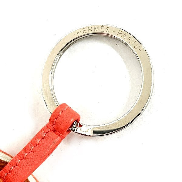 Hermes Carmen Tricolor Keychain 12cm in Great Condition