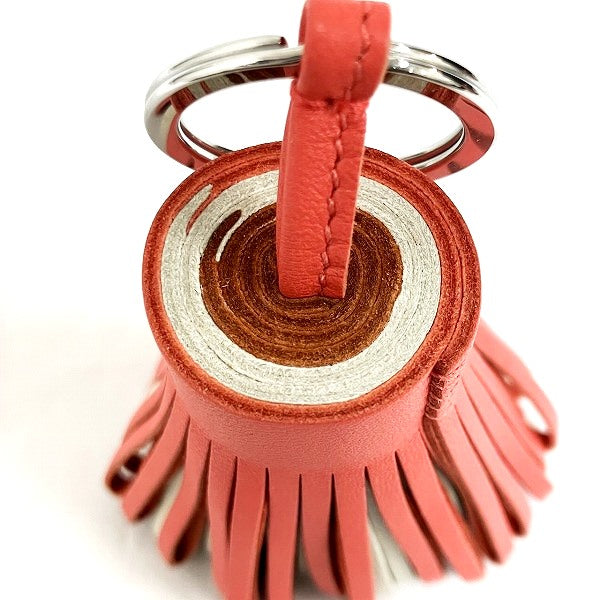 Hermes Carmen Tricolor Keychain 12cm in Great Condition