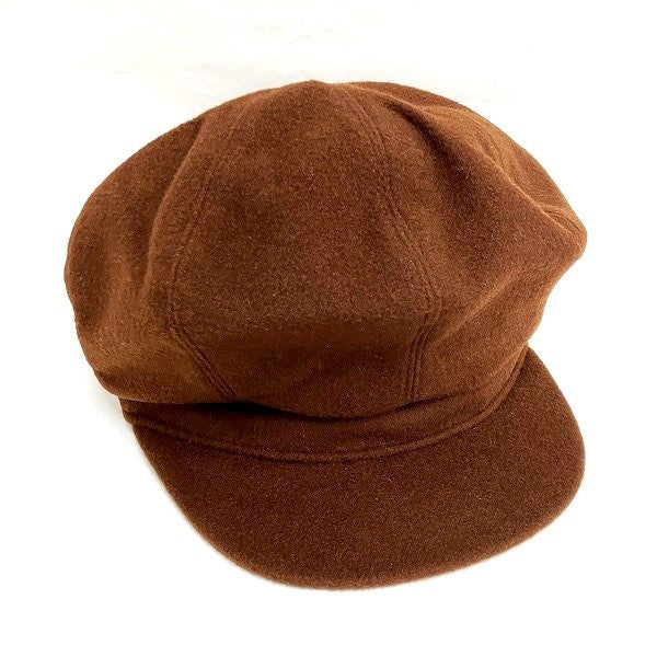 Hermes Cashmere Cap Brown Hat