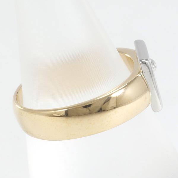 PT900 Platinum and K18 Yellow Gold Ring, Size 9, Weighing Approx. 6.0g (Pre-loved)