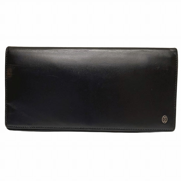 Cartier Pasha Leather Long Wallet L3000440 in Good Condition