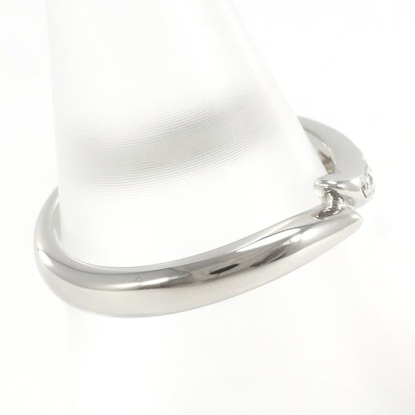 Tasaki Platinum Diamond Earring  Metal Ring in Excellent condition