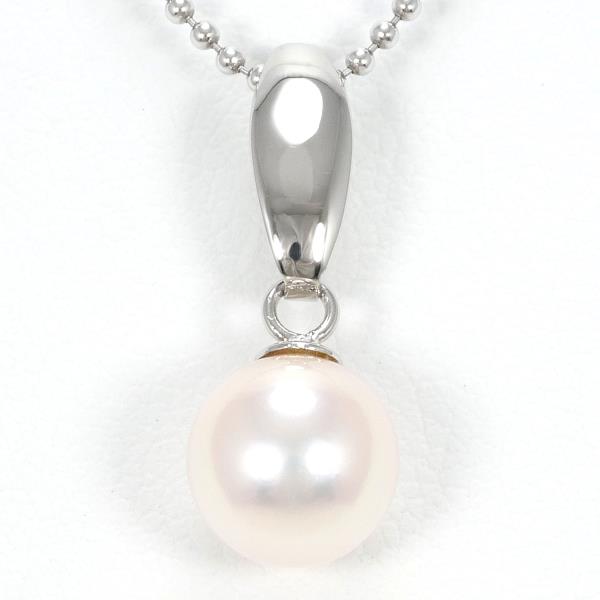 PT900 Platinum Pearl Necklace in Pristine Condition