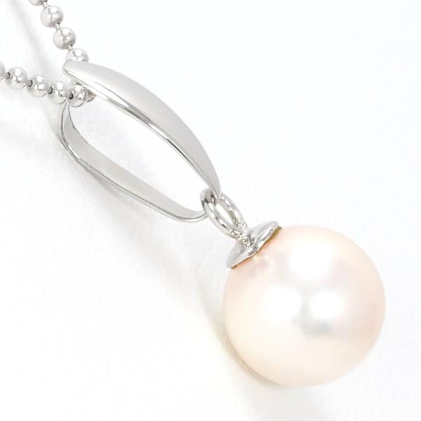 PT900 Platinum Pearl Necklace in Pristine Condition