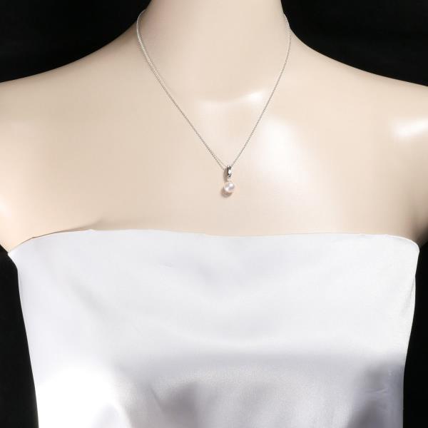 PT900 Platinum Pearl Necklace in Pristine Condition