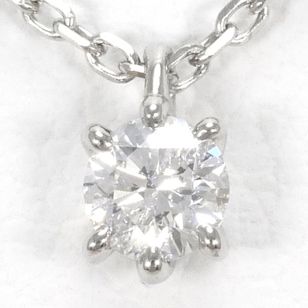 PT850 Platinum Diamond Necklace 0.10ct in Excellent Condition