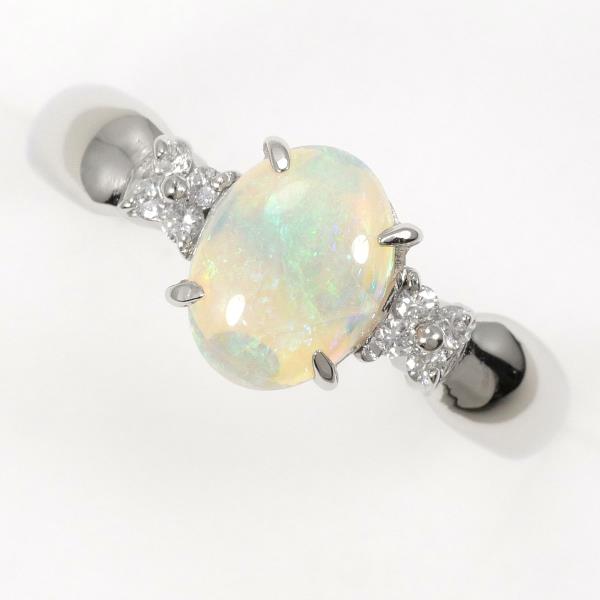 PT900 Platinum Opal Ring Size 13 in Excellent Condition