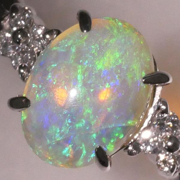 PT900 Platinum Opal Ring Size 13 in Excellent Condition