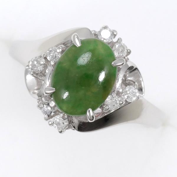 Pm900 Platinum Nephrite Ring Size 11 in Excellent Condition