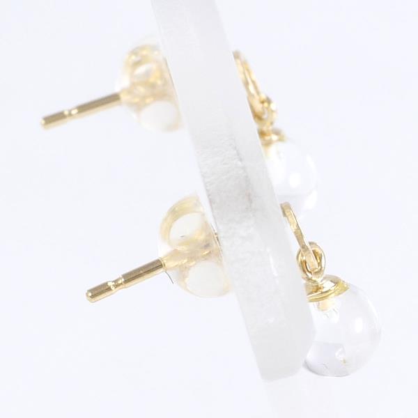 K18 Yellow Gold Quartz Earrings