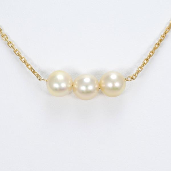 K18 Yellow Gold Pearl Necklace