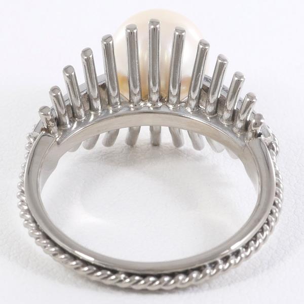 K14 White Gold Pearl Ring