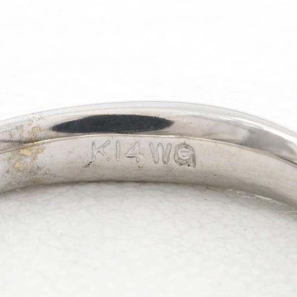 K14 White Gold Diamond Ring Size 7 in Excellent Condition