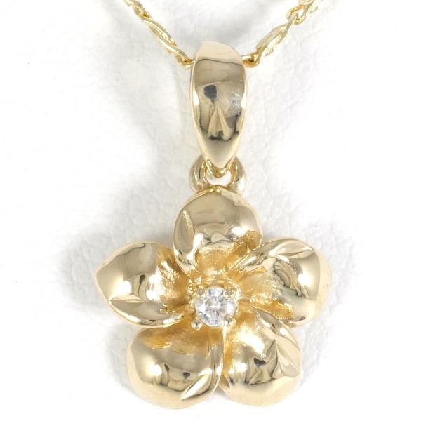 14K Yellow Gold Zircon Necklace