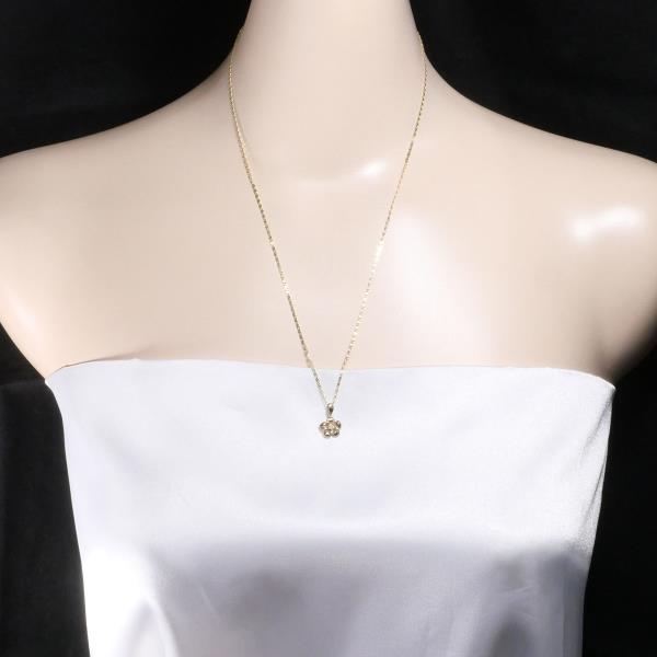 14K Yellow Gold Zircon Necklace