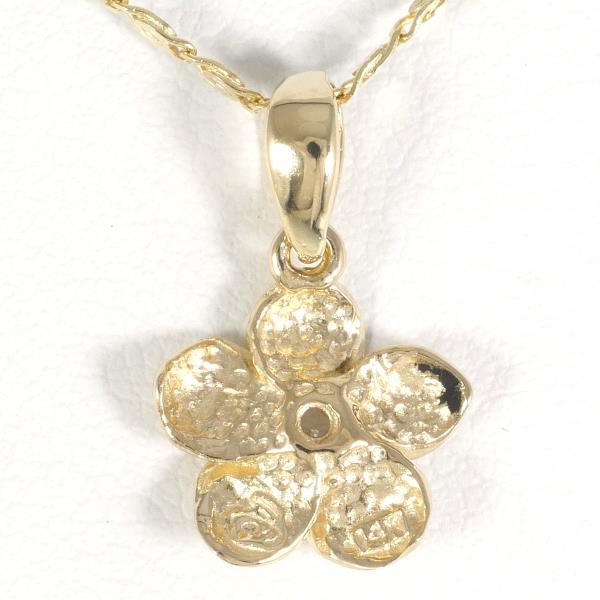 14K Yellow Gold Zircon Necklace