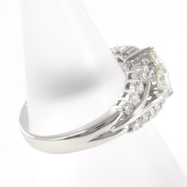 PT900 Platinum Diamond Ring 8.5