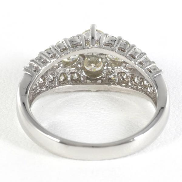 PT900 Platinum Diamond Ring 8.5