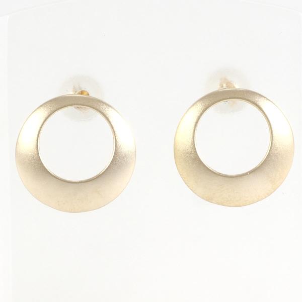 K10 Yellow Gold Earrings in Excellent Condition