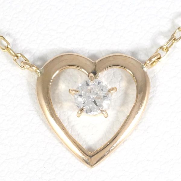 K18 Yellow Gold Diamond Necklace in Excellent Condition