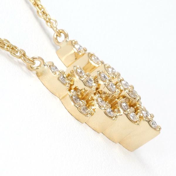 Ladies' 18K Yellow Gold Necklace with Diamond 0.38ct, Approximate Weight 5.9g, Approximate Length 41cm, K18 Gold Material