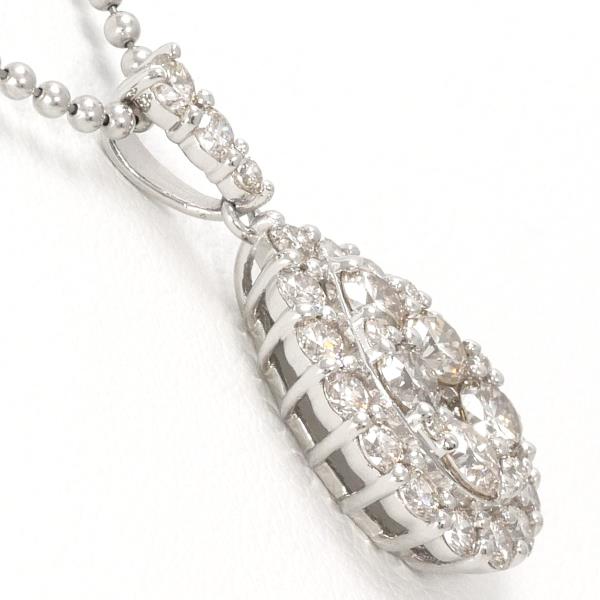 PT950 PT850 Platinum Diamond Necklace 1.00ct in Excellent Condition