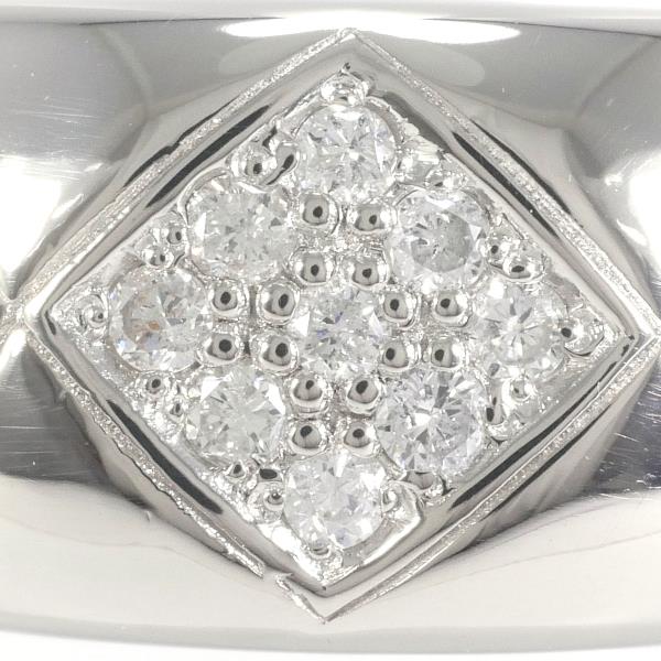 PT1000 Platinum Diamond Ring 13.5 in Excellent Condition