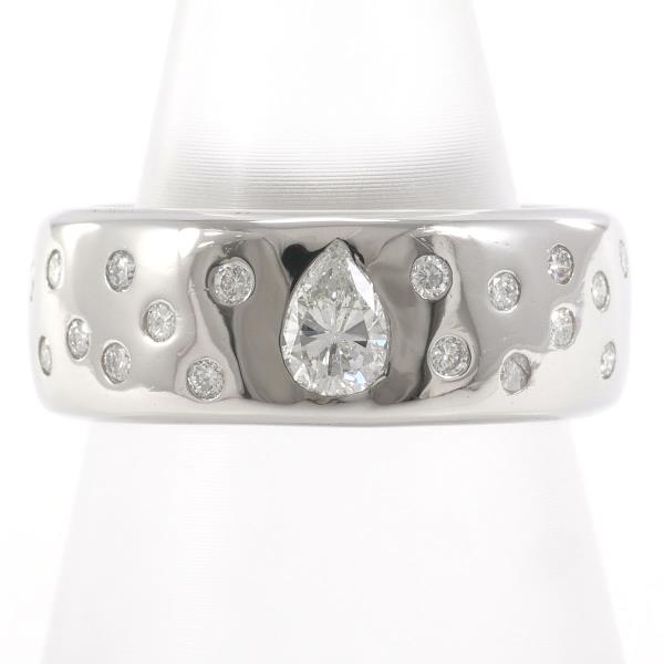 PT900 Platinum Diamond Ring 12.5