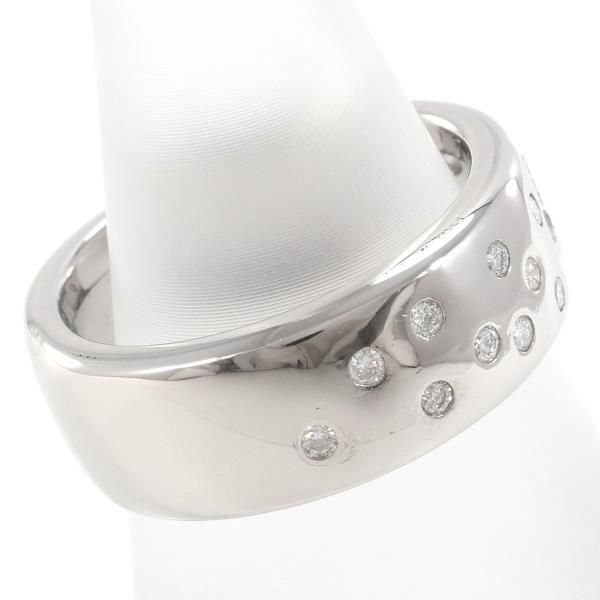 PT900 Platinum Diamond Ring 12.5 Size