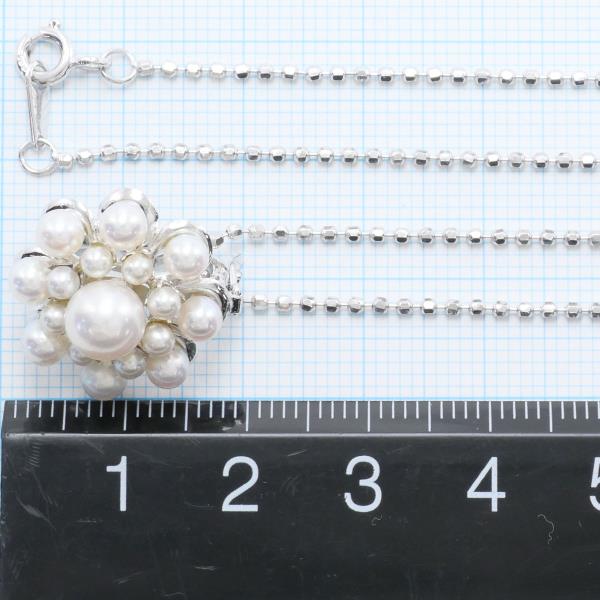 K14 White Gold Pearl Necklace in Pristine Condition