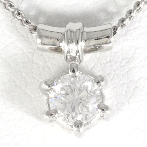 PT900 Platinum PT850 Diamond Necklace in Excellent Condition