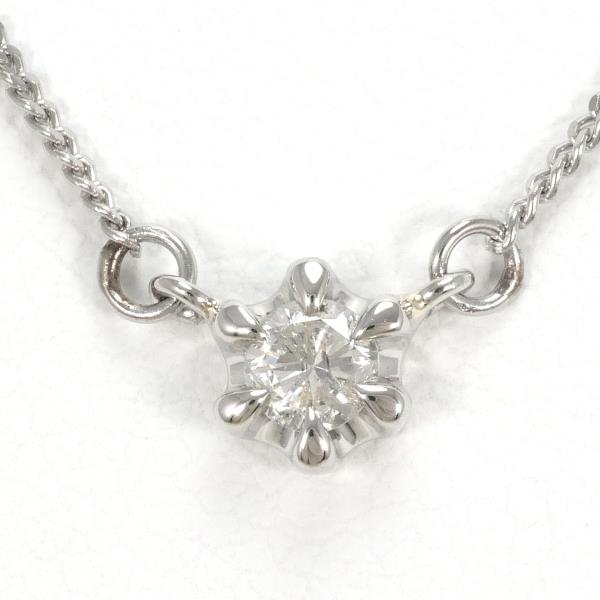 PT850 Platinum Diamond Necklace 0.13ct