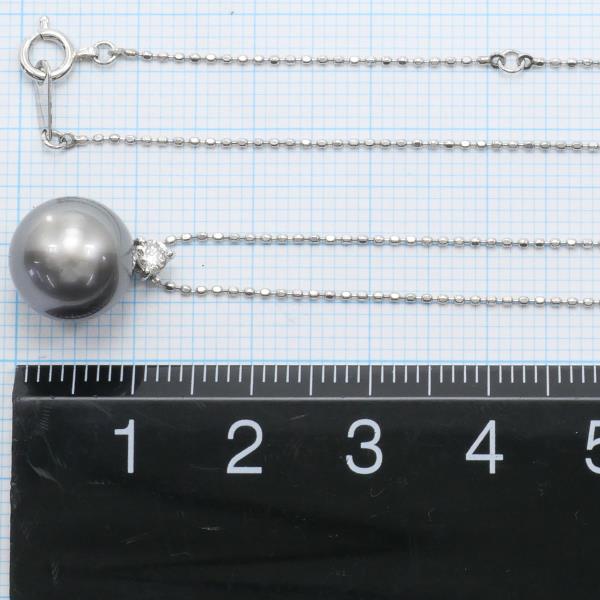 PT900 PT850 Platinum Pearl Necklace in Pristine Condition