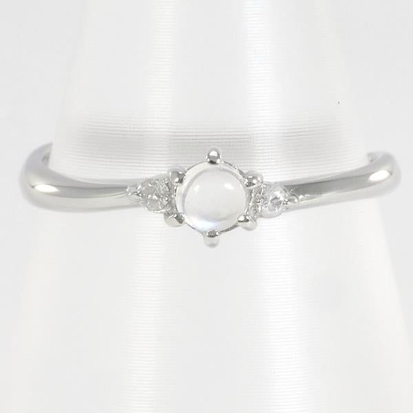 PT900 Platinum Moonstone Ring in Excellent Condition