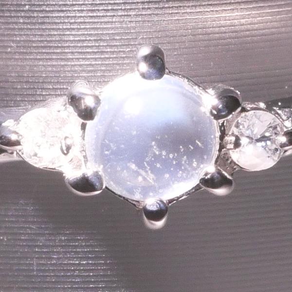 PT900 Platinum Moonstone Ring in Excellent Condition