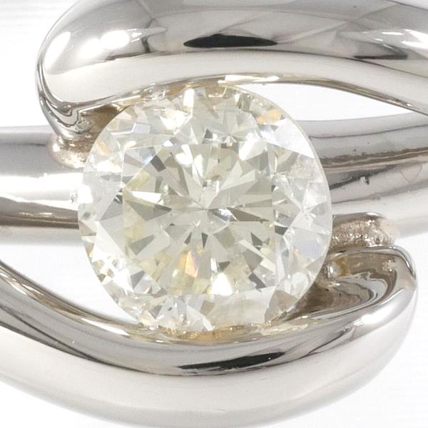 PT900 Platinum Yellow Diamond Ring in Excellent Condition