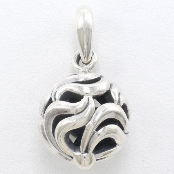 Silver Helical S Cross Pendant