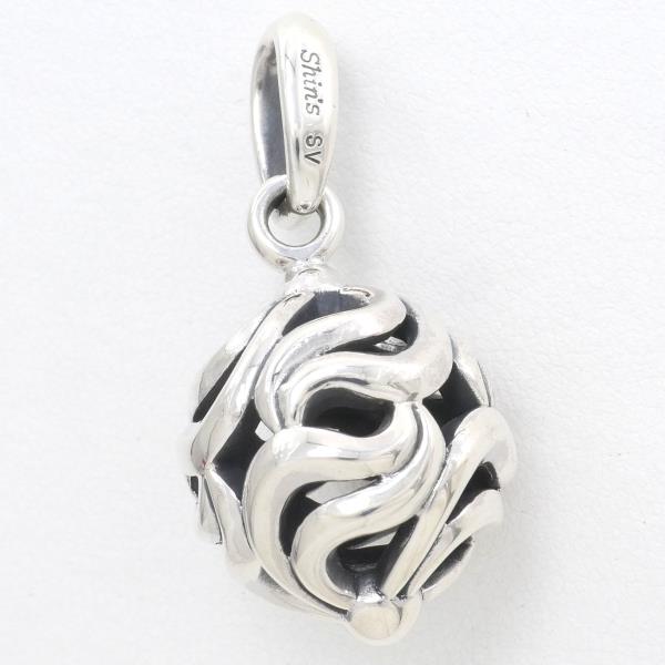 Silver Helical S Cross Pendant