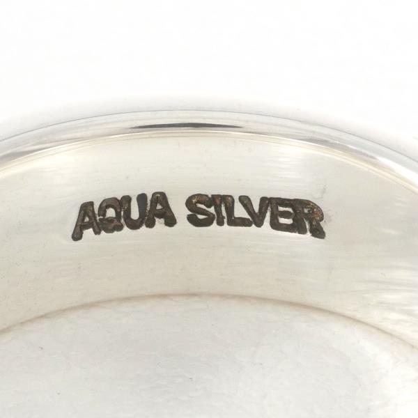 AQUA Silver Ring Size 7 in Excellent Condition