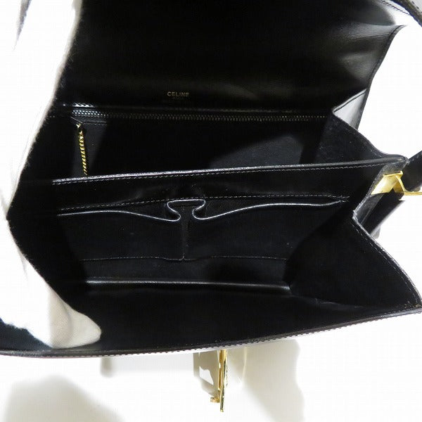 Celine Leather Horse Carriage Hardware Shoulder Bag