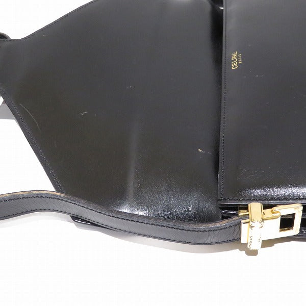 Celine Leather Horse Carriage Hardware Shoulder Bag