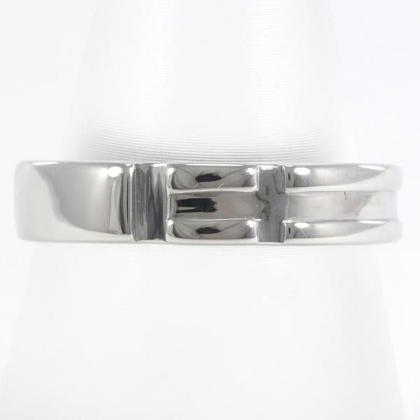 K18 18ct White Gold Ring, Size 13.5, Weight 3.7g, Women's Silver in Excellent Condition