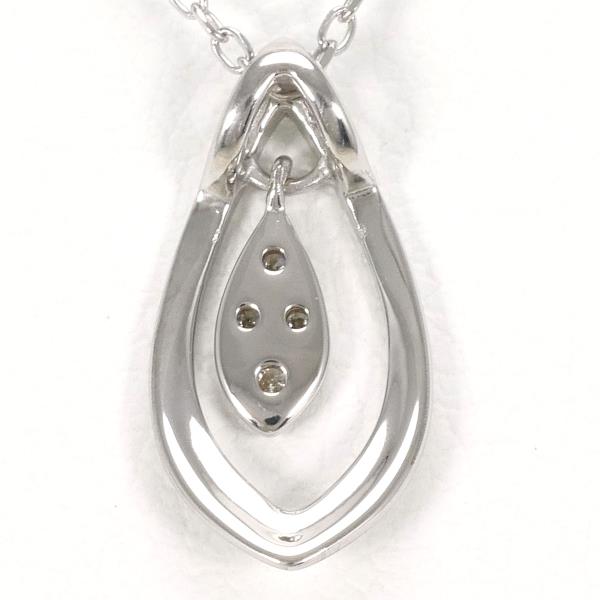 K10 White Gold Diamond Necklace