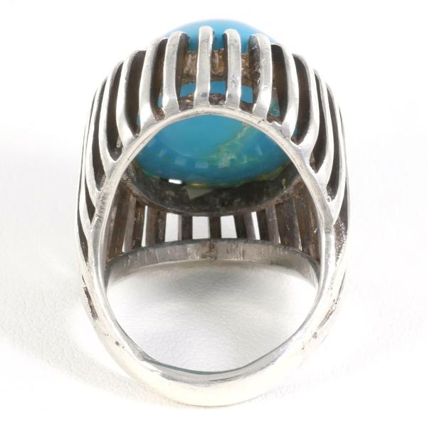 Silver Turquoise Ring Size 9 in Great Condition