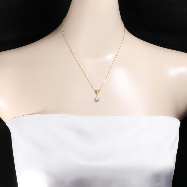 K18 Yellow Gold Pearl Necklace