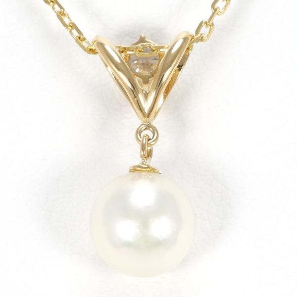 K18 Yellow Gold Pearl Necklace