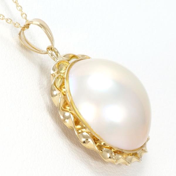 K18 Yellow Gold Mabe Pearl Necklace