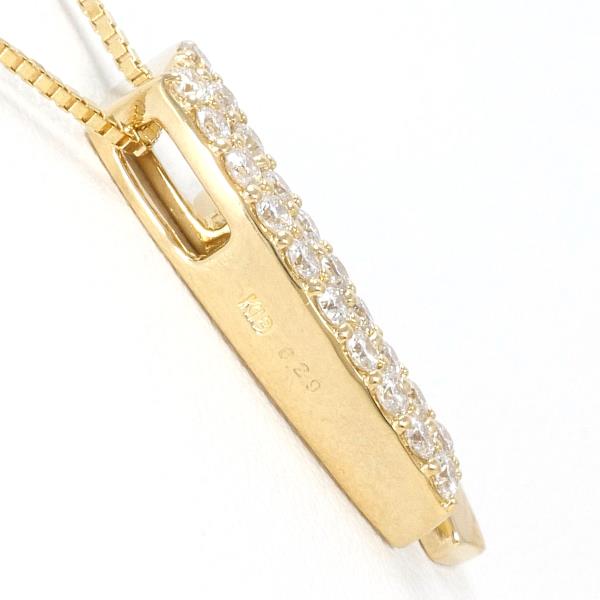 Ladies' K18 Yellow Gold Necklace, approx. 45cm, with 0.20 ct Diamond