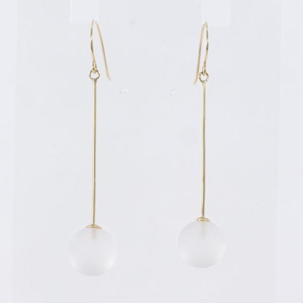 K18 Yellow Gold Quartz Earrings